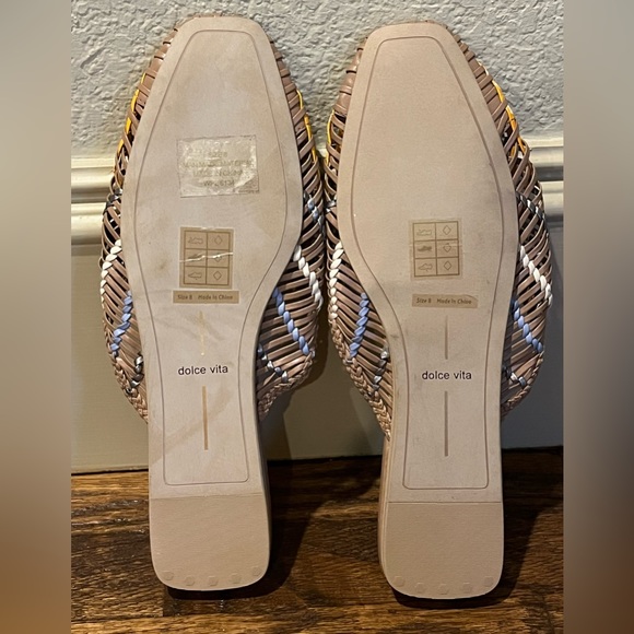 Dolce Vita Women’s Baez Woven Boho Mule Slip On Beach Resort 8 NEW Retail $130 - Picture 4 of 4